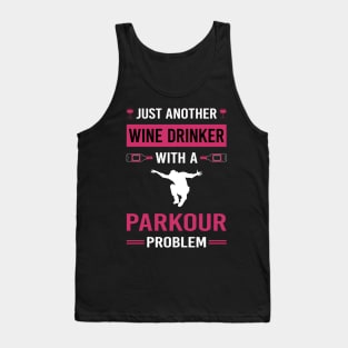 Wine Drinker Parkour Tank Top